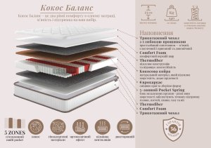 Матрац Кокос Баланс